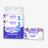 Wippie 3ply Premium Facial Tissue - Grande Premium Size ( 1-Bag / 2-Bags / 3-Bags / 6-Bags / 12-Bags )