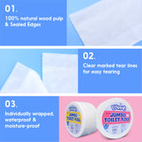 Wippie 【620g】3ply Jumbo Toilet Roll Tissue