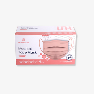 Skin Hygiene Medical Adult Mask 4 Ply Copper Oxide (MDA Approved) - 50pcs/box