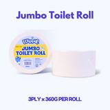 Wippie 【360g】3ply Jumbo Toilet Roll Tissue