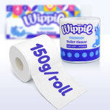 Wippie Ultra Soft & Strong 4ply Toilet Paper Individually Wrapped - 1 Bag + [ FREE 4 Rolls ]