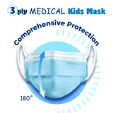 Skin Hygiene Kids Medical 3ply Mask - Blue