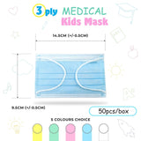 Skin Hygiene Medical Kids Mask- 5 Color